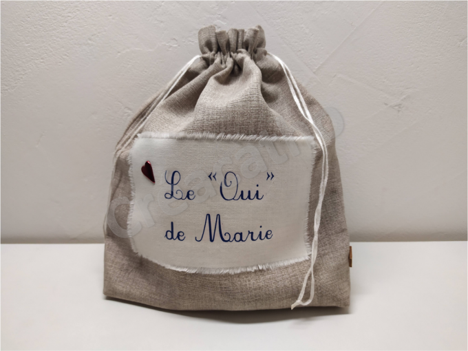 Sac cousu main