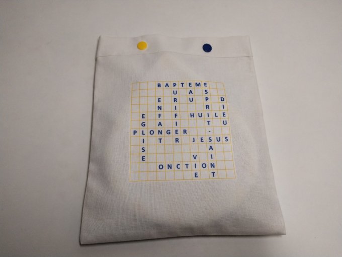 Lingettes lavables "Eau du baptême"