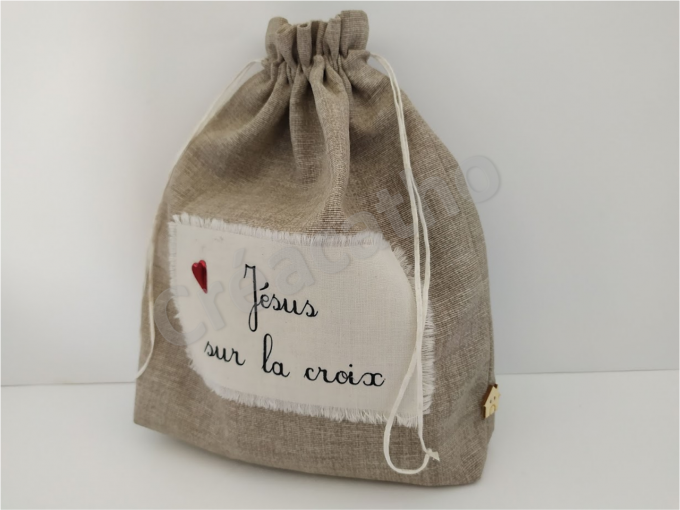 Sac cousu main